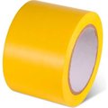 Top Tape And  Label. Global Industrial Safety Tape, 3inW x 108'L, 5 Mil, Yellow, 1 Roll 670652YL